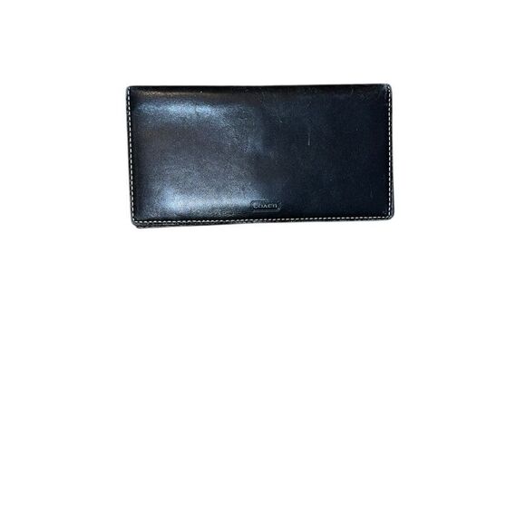 Coach Black Leather Card Holder - Picture 2 of 9